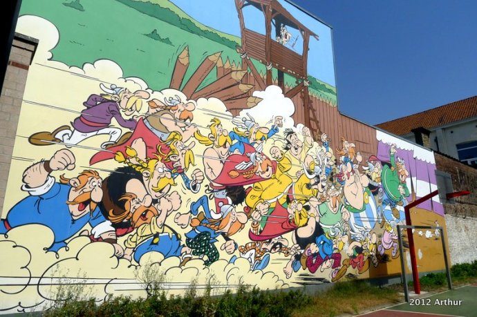 【比利时】寻找布鲁塞尔漫画墙感受丁丁魅力 - 好网角收藏夹