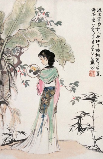 刘旦宅仕女人物画下