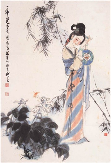 刘旦宅仕女人物画下