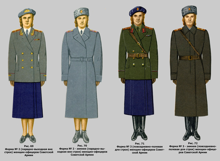 苏联武装力量军人的着装——1955年(本章更新完毕) - 苏联画廊 - 苏联