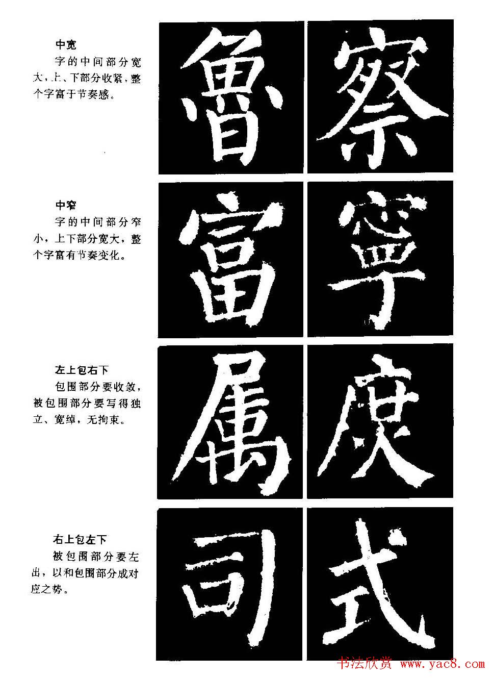 《顏勤禮碑的筆畫寫法及部首組合法》