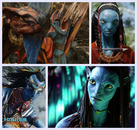 阿凡达中的外星人和人类差不多,10英尺高(约3米)的蓝色类人生物"navi
