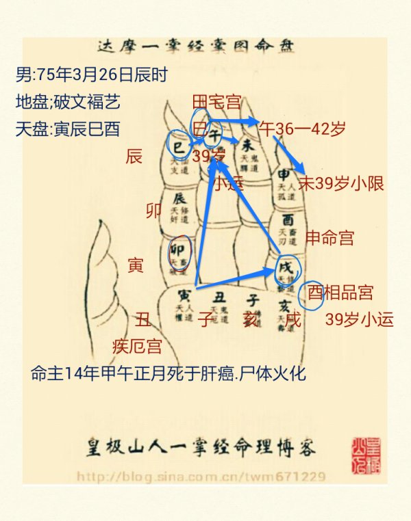 一掌经算命法图解图片