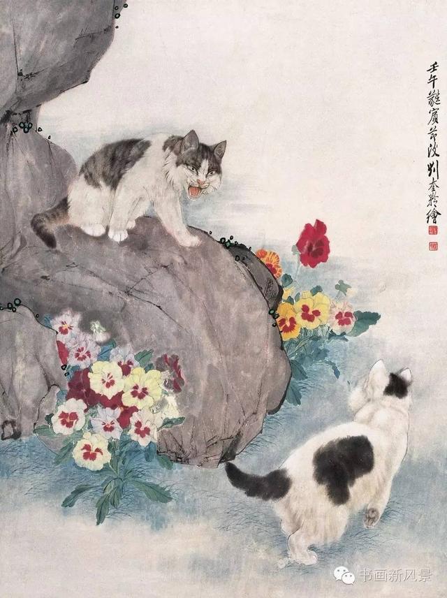 五大名家画猫太精彩啦