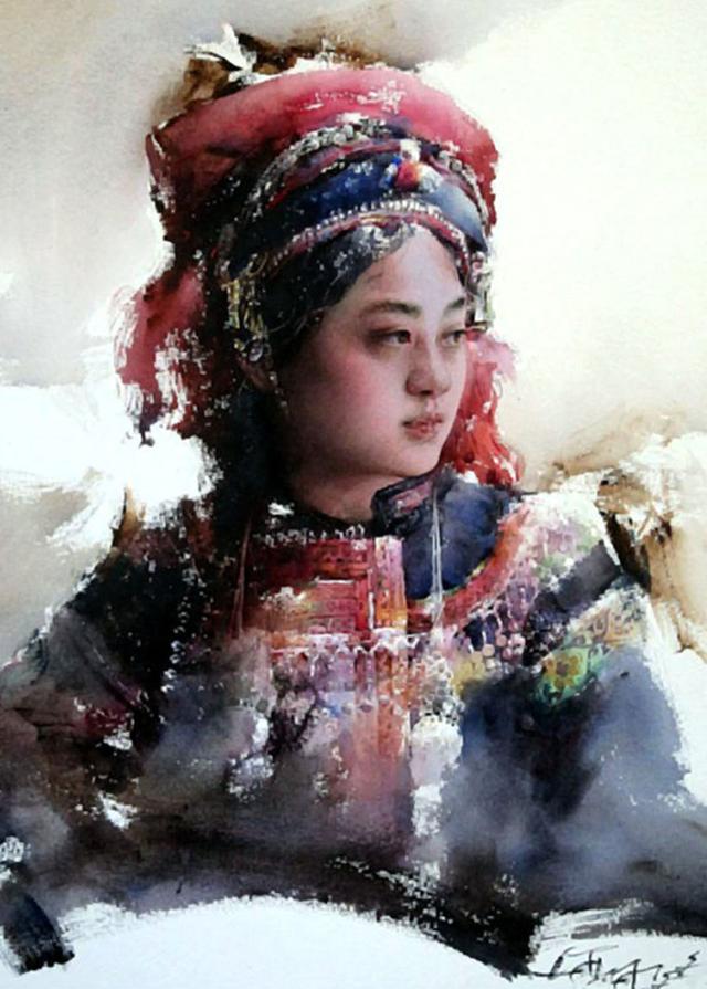 天天漫画网:画家黄华兆《用鲜明的色彩突显人物气质》