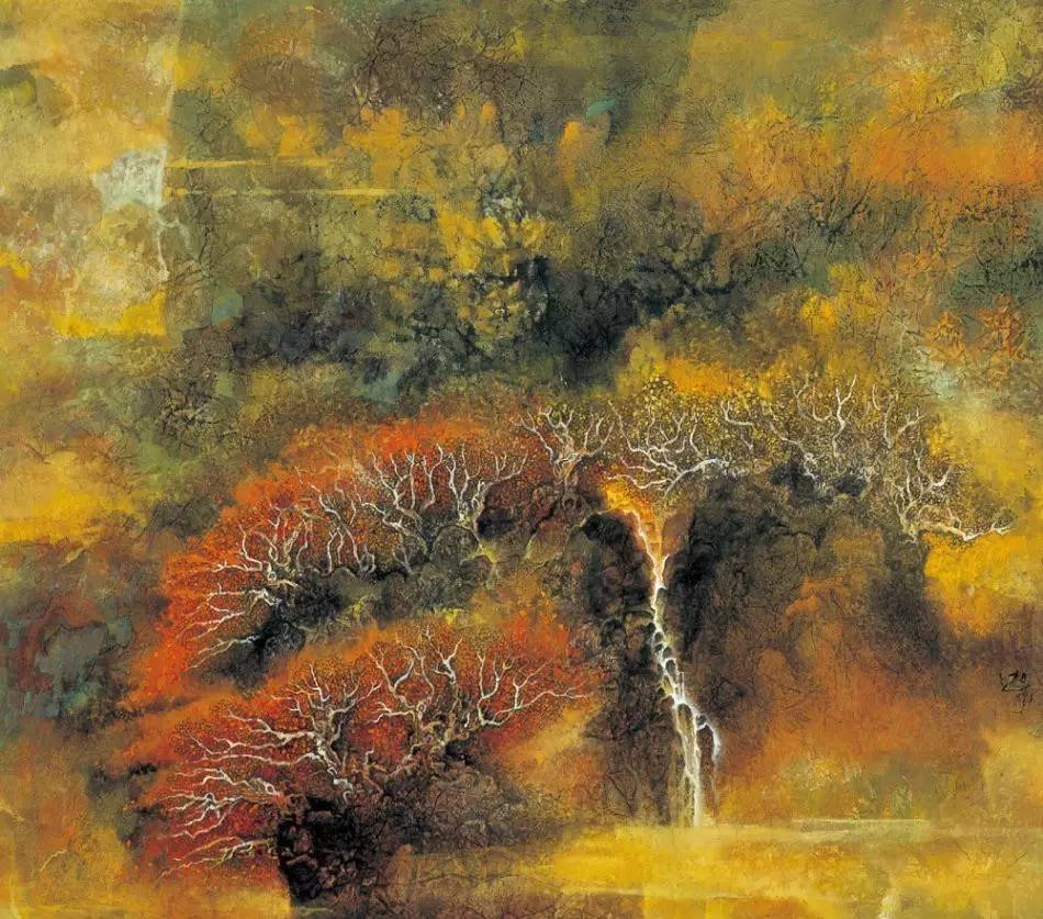 王迦南 重彩绘画作品欣赏