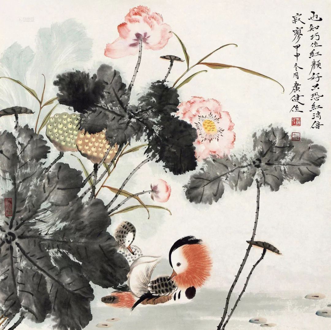 贾广健工笔花鸟100幅