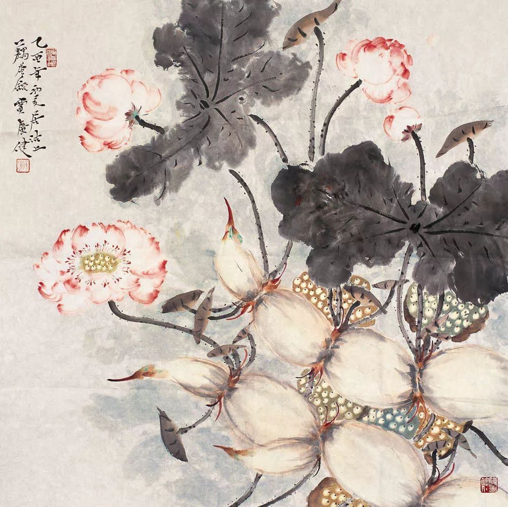 贾广健工笔花鸟100幅