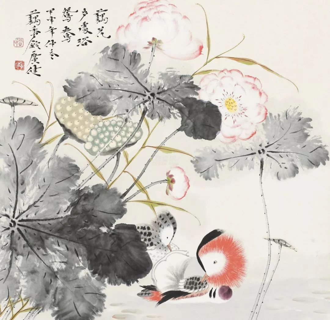 贾广健作品欣赏老师的悉心指教,自己的潜心努力,使得贾广健不仅在工笔