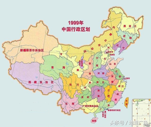 中国行政区域变革地图1949今