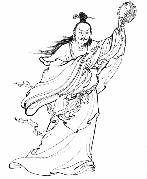 哪吒三太子的师父,太乙真人.抱着葫芦的一定是陆压了?