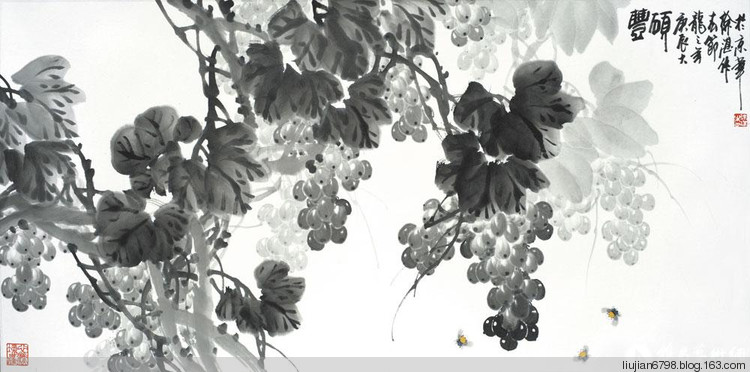 徐湛花鸟画作品精选