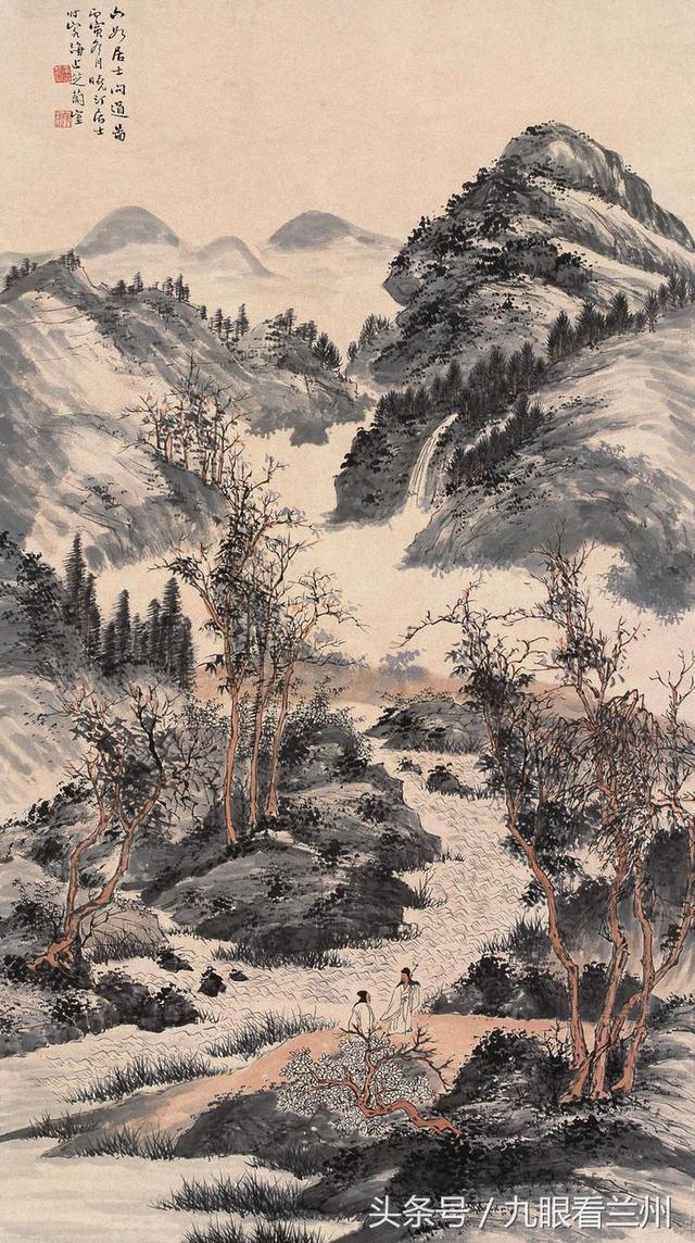 民国时期,名家黄起凤山水画,集"宋元明清诸大家之成",太精彩