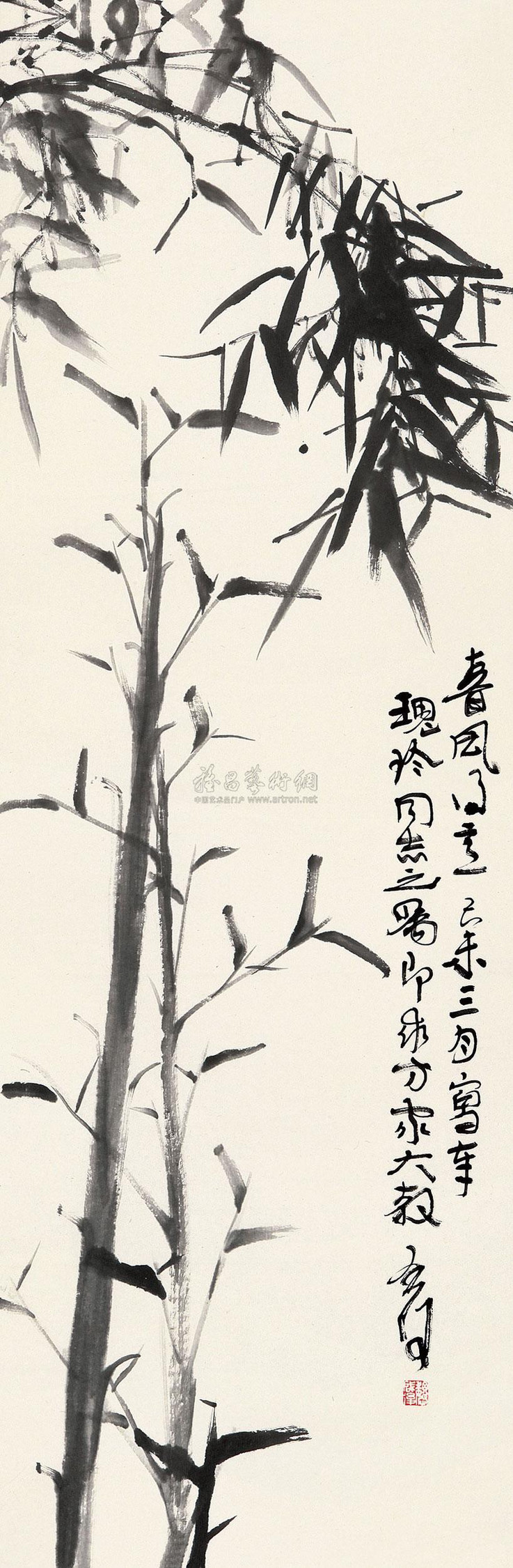 魏启后 墨竹花鸟作品选