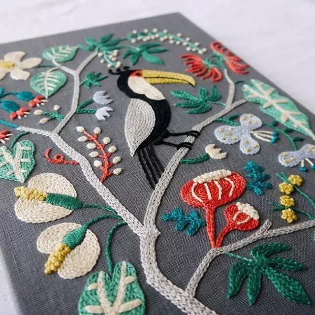 刺绣专题,学会这些基本的刺绣配色,迈上成为刺绣达人的第一步!