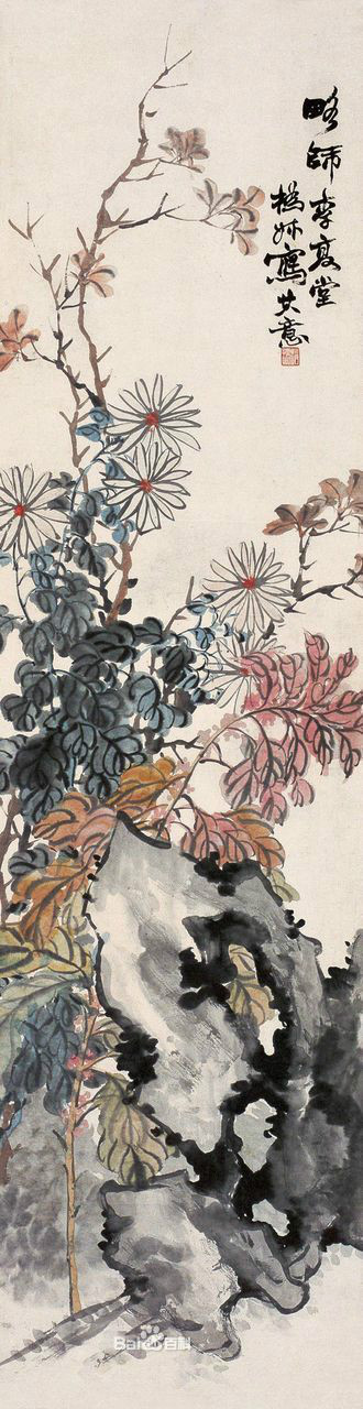 国画写意菊花精品100幅