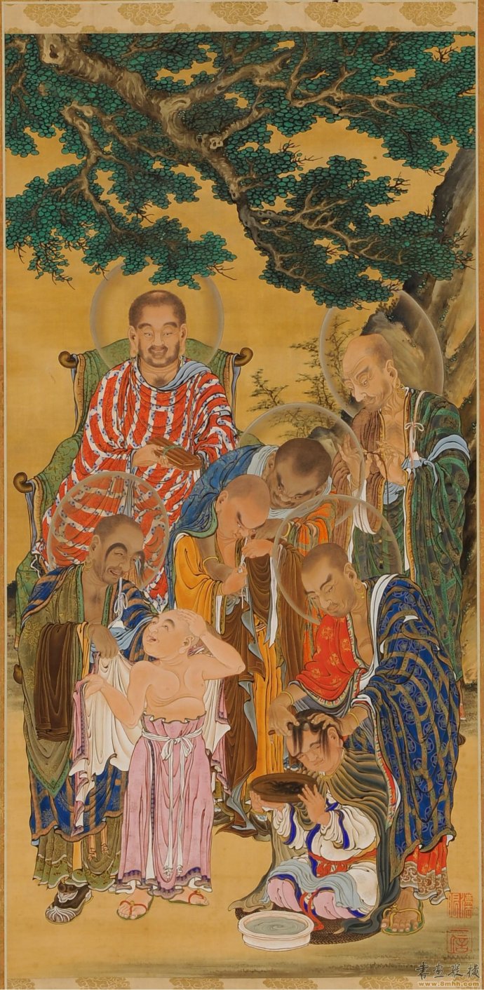 佛教五百罗汉图珍藏版