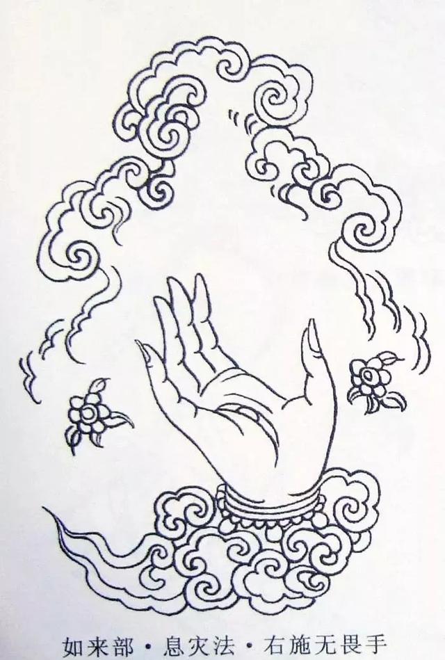 观音线描四十二手印!难得有缘一见