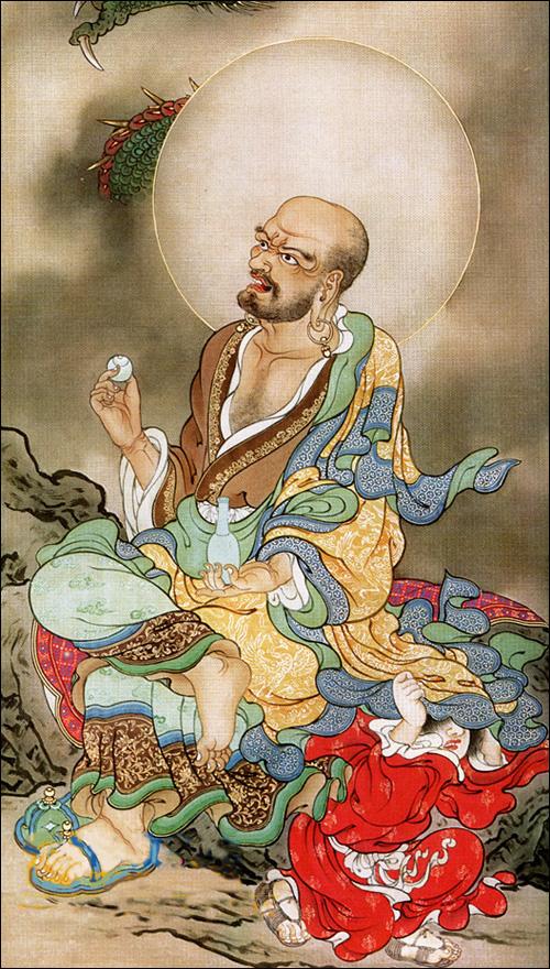 藏传佛教十六罗汉图片图片
