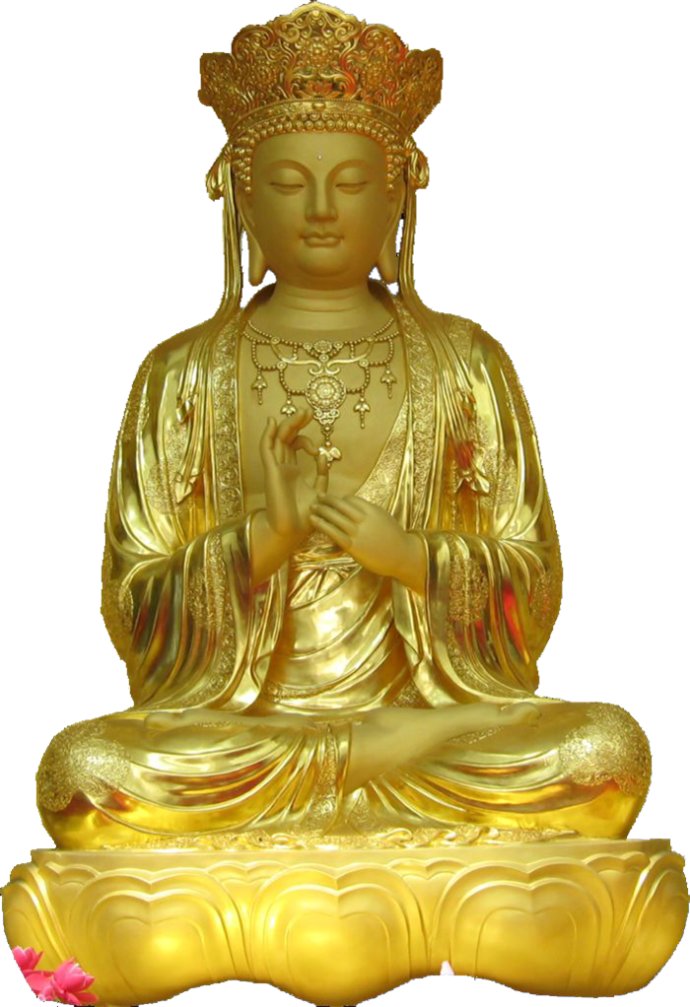 透明免抠素材高清大图一精美佛像二