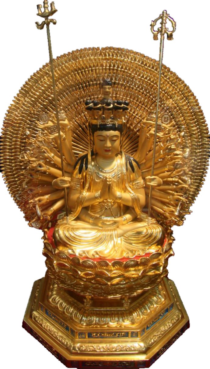 透明免抠素材高清大图一精美佛像二