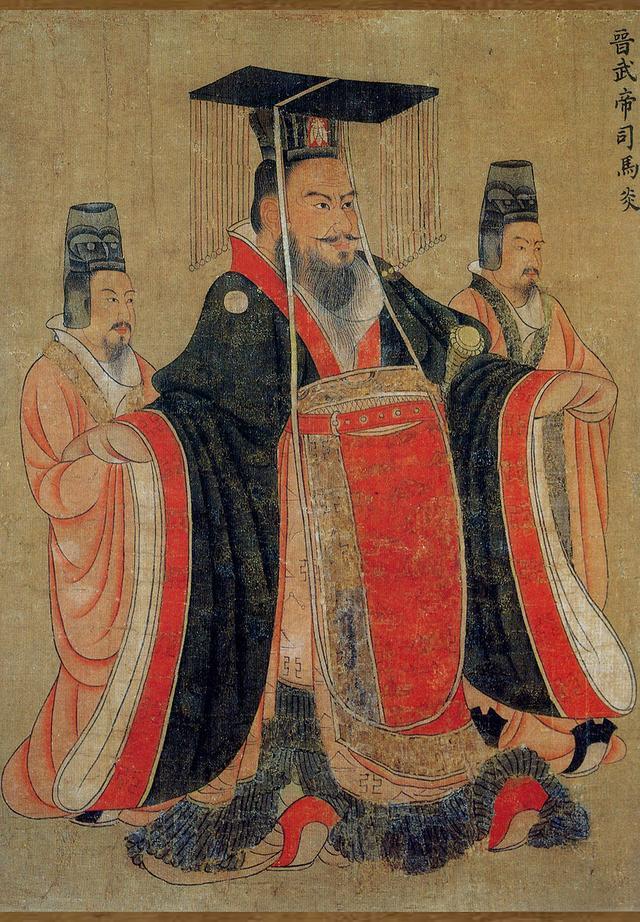 唐阎立本历代帝王图卷美国波士顿美术馆藏