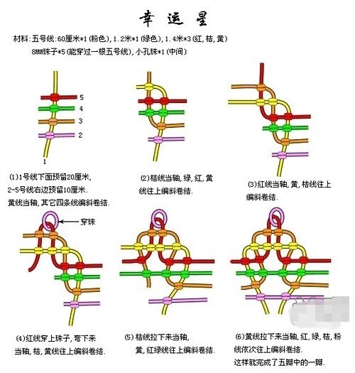 编手环教程简单又漂亮图片