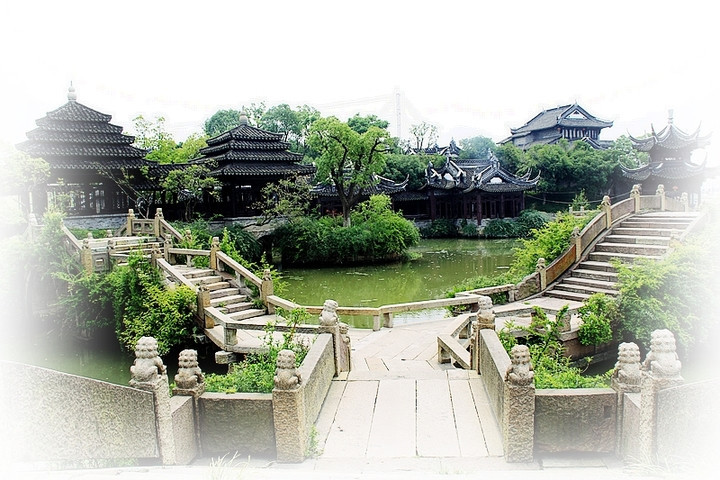 漂亮的江南式庭院风景欣赏