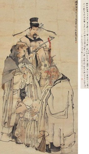 清任伯年人物畫作品欣賞4