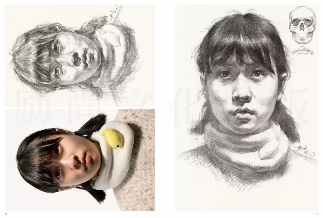 素描名师李世光巅峰素描头像结构3首创推形讲解让你一点就通