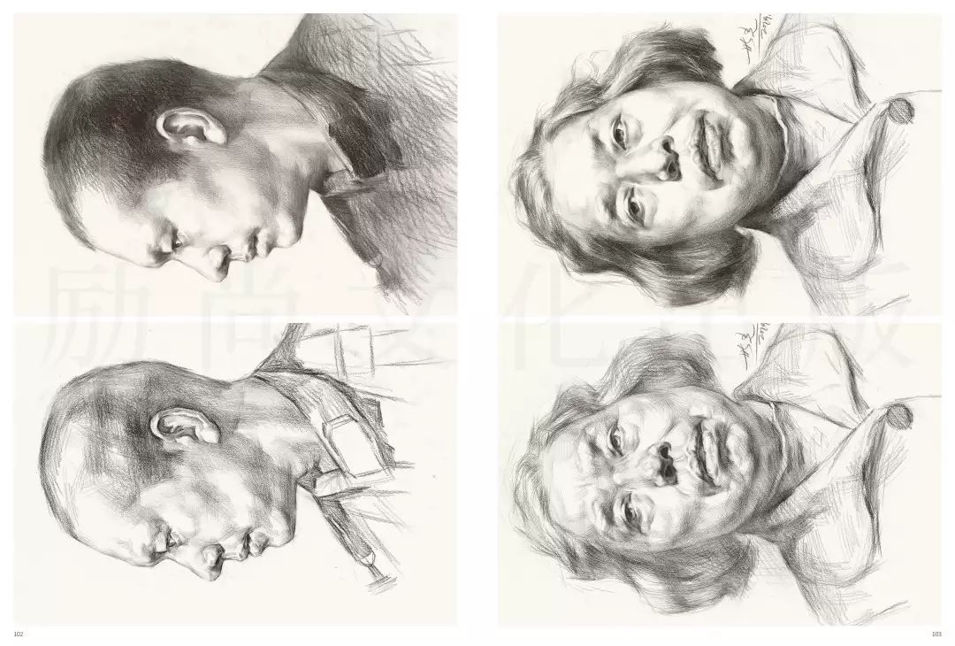 素描名师李世光巅峰素描头像结构3首创推形讲解让你一点就通