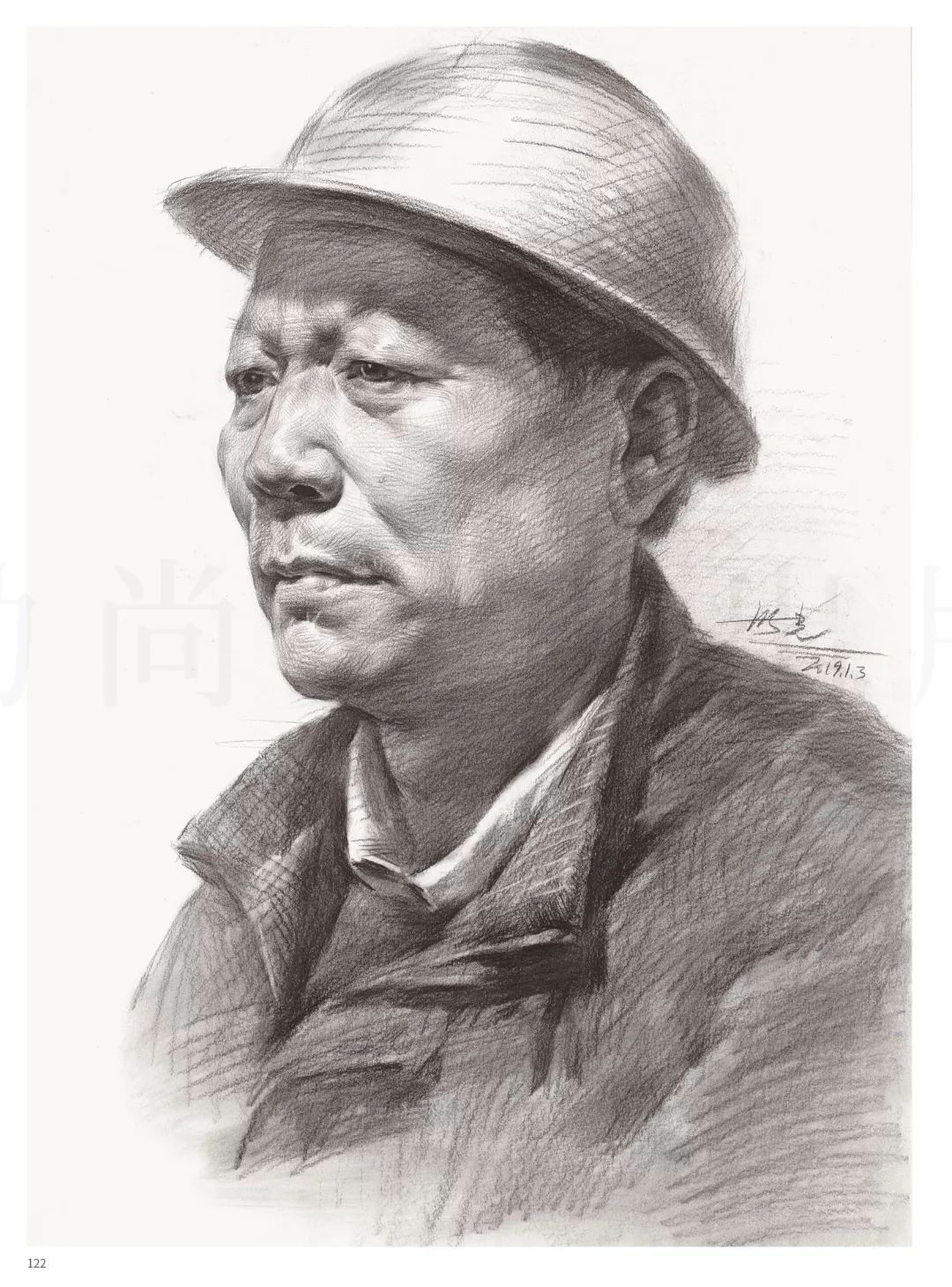 素描名师李世光巅峰素描头像结构3首创推形讲解让你一点就通