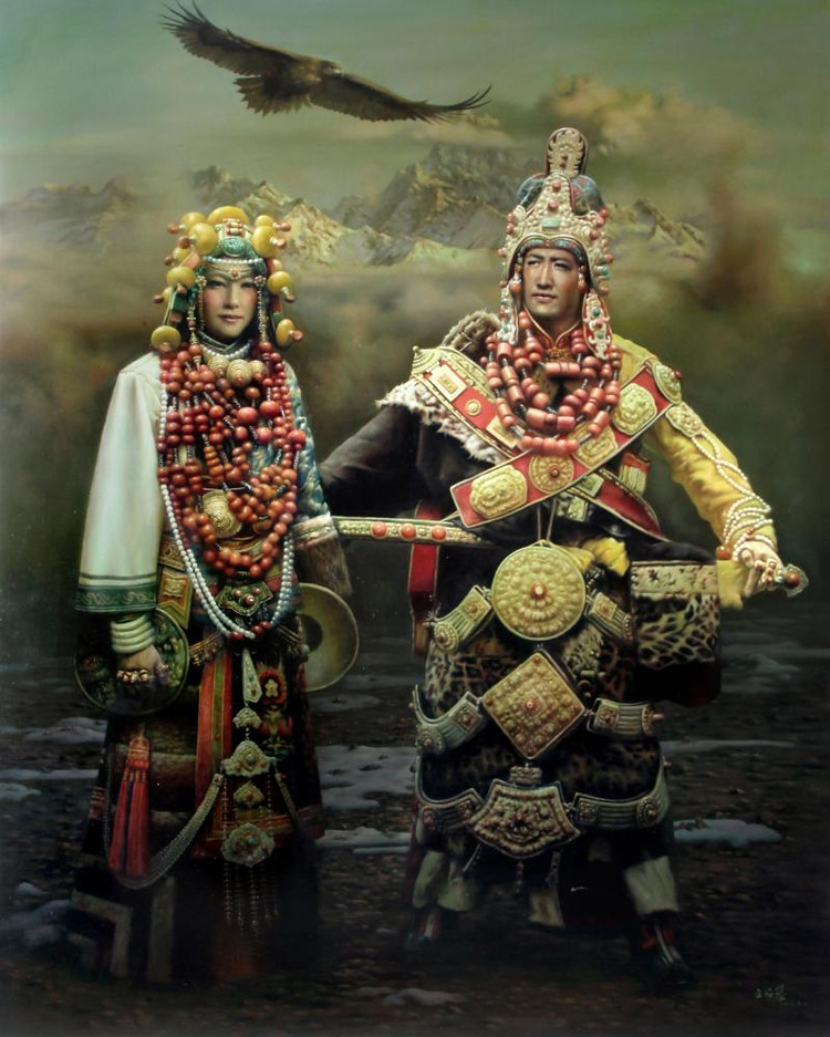 王昭举油画作品华彩灵光