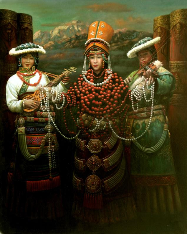 王昭举油画作品华彩灵光