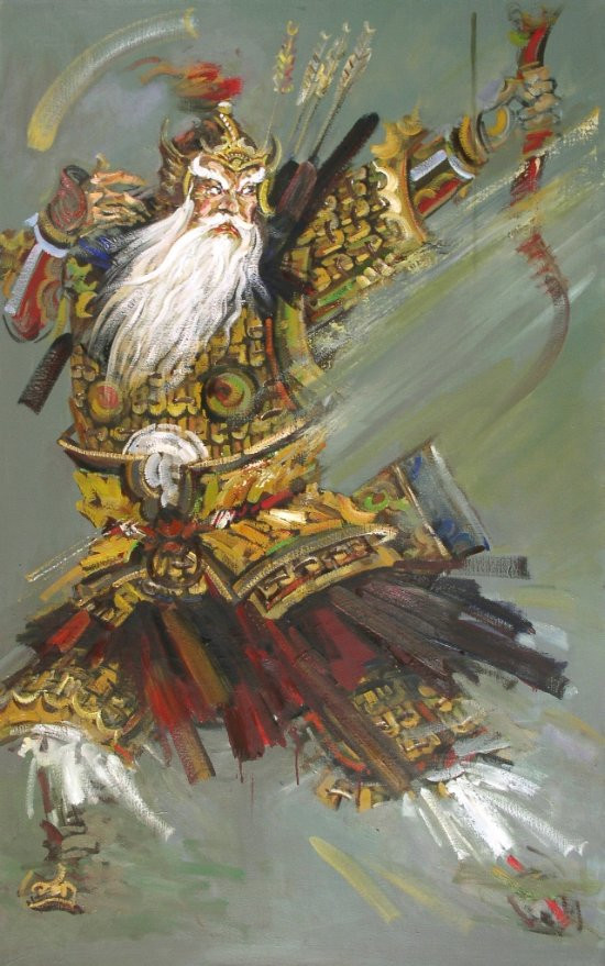 王昭举油画作品华彩灵光