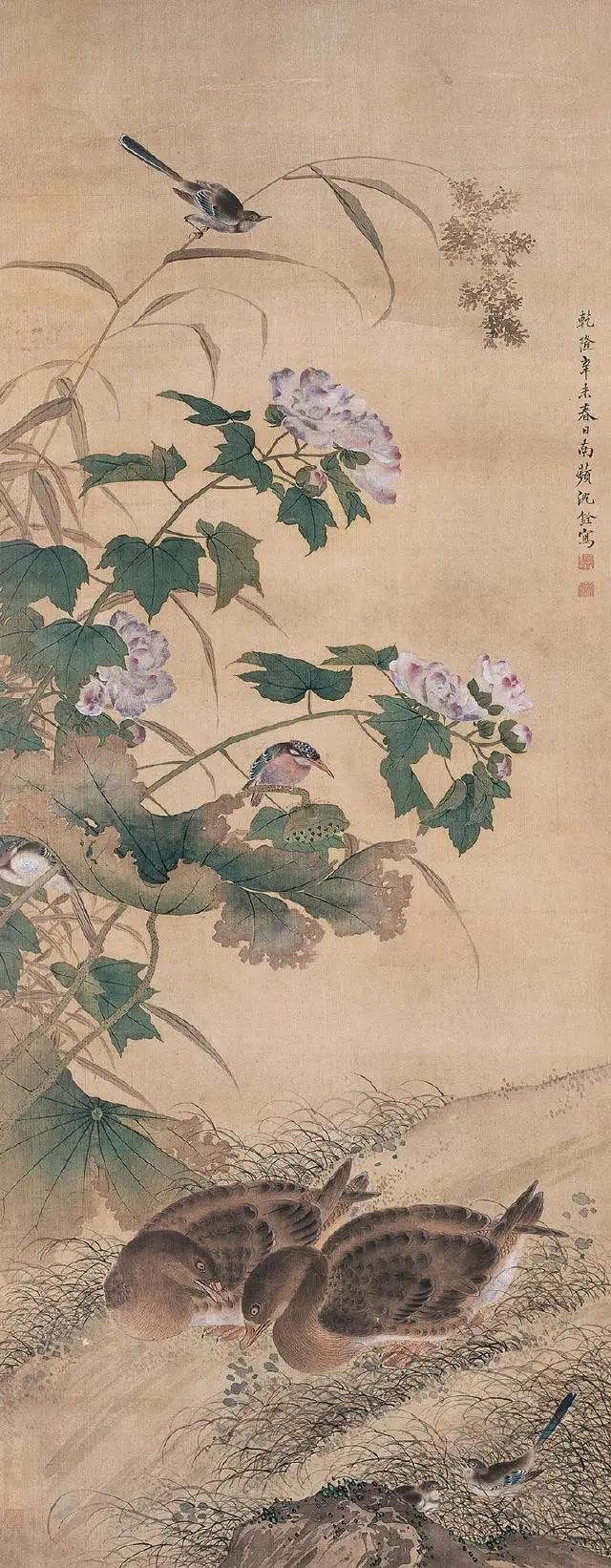 清代著名画家沈铨国画作品欣赏