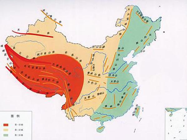 中国各省山脉图图片