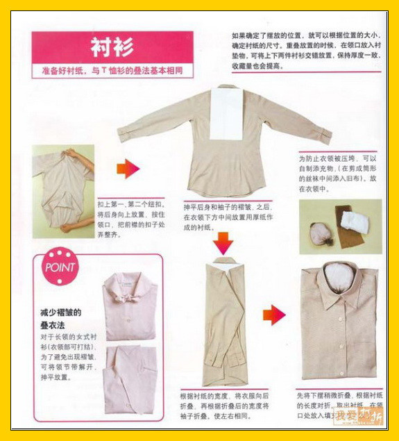 服装店衣服叠装教程图片