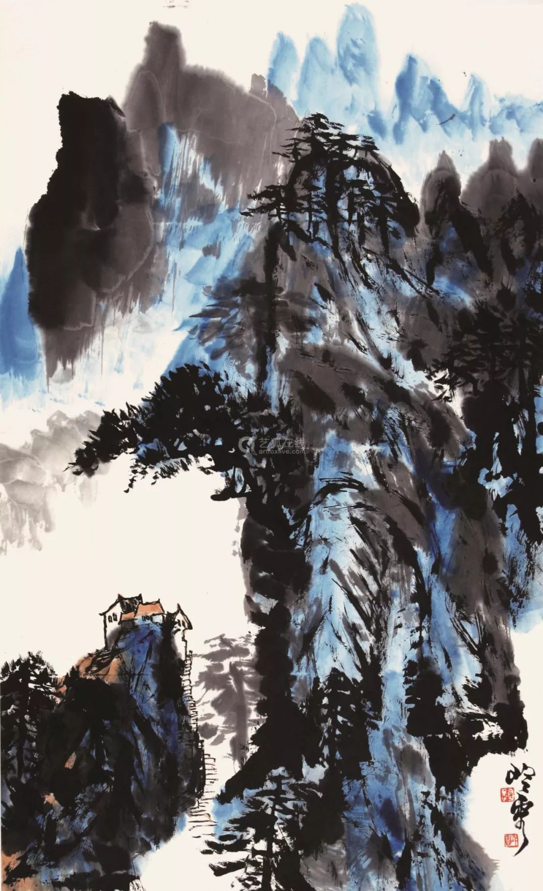 秦岭云画的气味