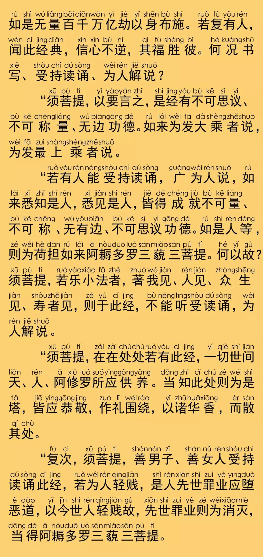 金刚般若波罗蜜经(简体注音版)