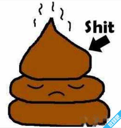 从shit的英文翻译我们可知,shit其实就是一种在愤怒使用的骂人的话,在