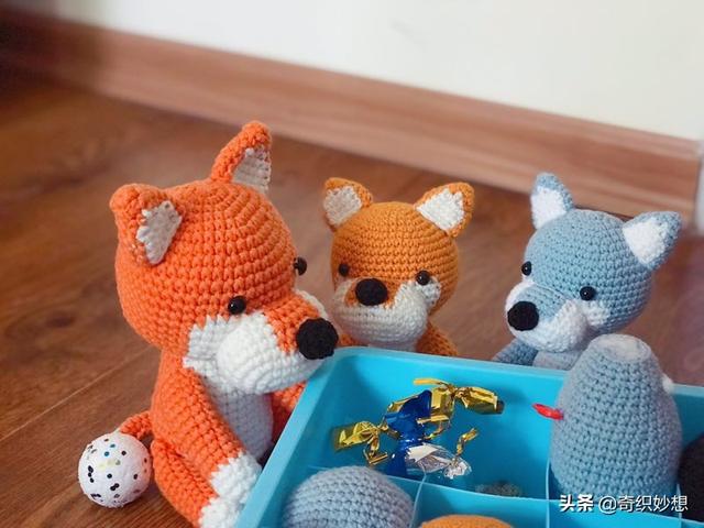 钩编玩偶汪汪汪毛线编织可爱小柴犬狗狗钩针教程来啦纯手工diy图解