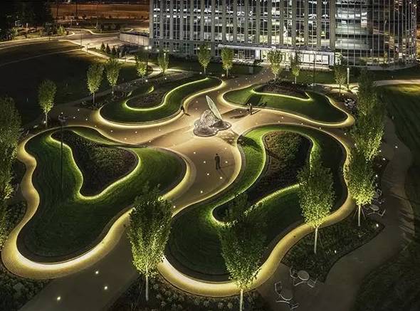 景观设计中的光影艺术