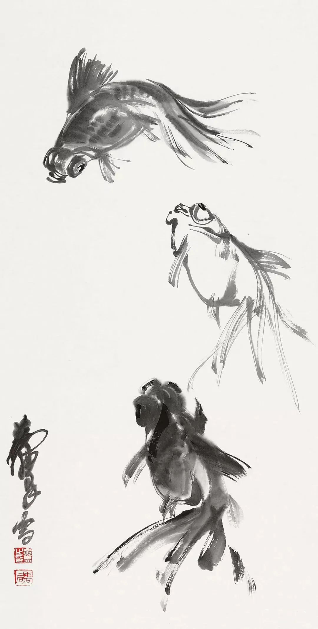 黄胄画鱼墨韵淋漓真新鲜