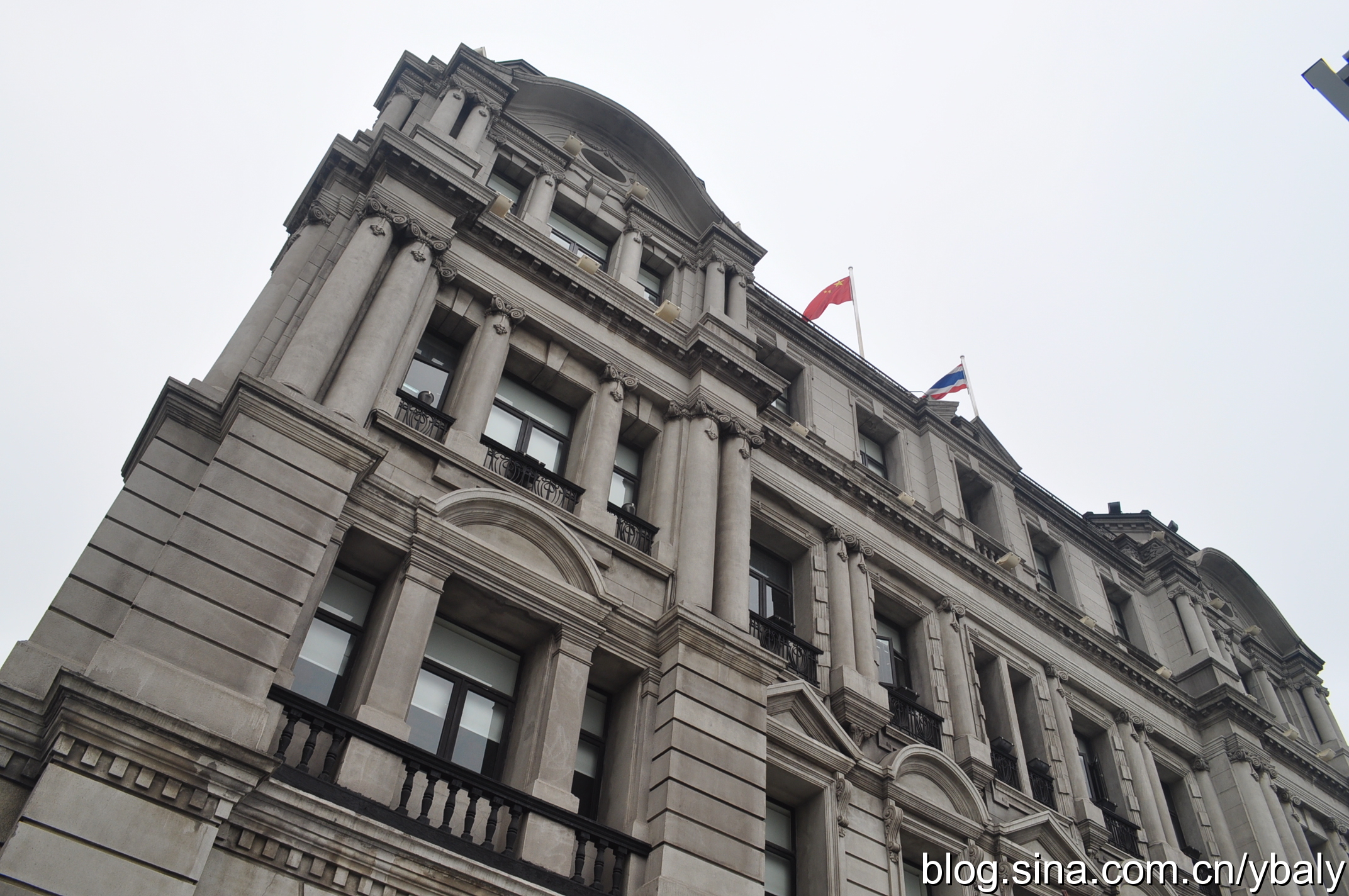 上海外滩建筑中山东一路7号大北电报公司大楼泰国盘古银行图文