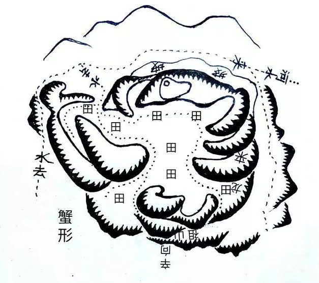 无枝脚一侧有祖山或其它分枝作护,或有水缠绕,或本身铺出余气坡坪毡褥