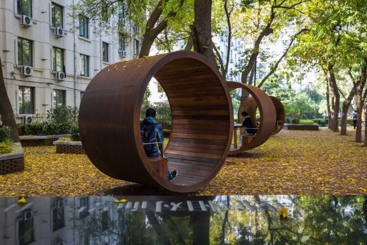 校园景观北林校园改造树洞花园北林m