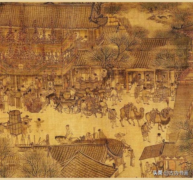 清明上河图全高清大图宋张择端和清摹本