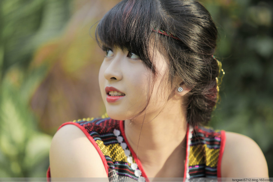 人像摄影异域风情越南山妹
