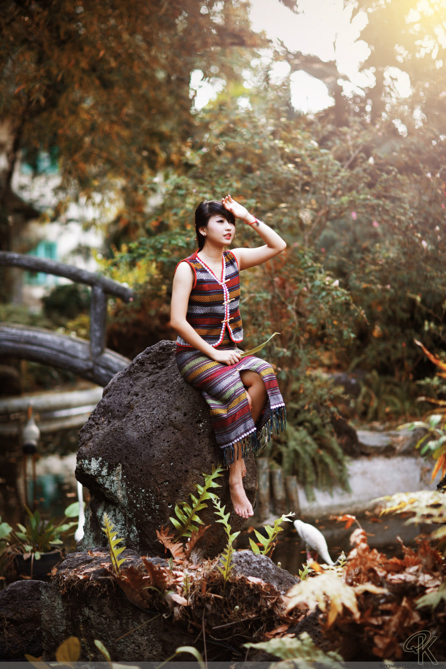 人像摄影异域风情越南山妹